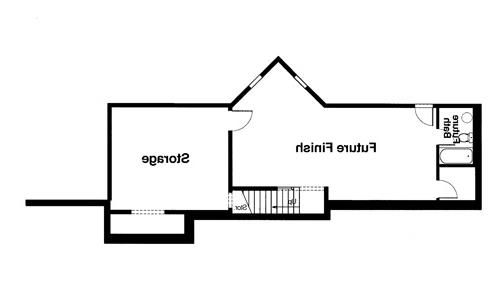 Ground Level image of AVERY I House Plan